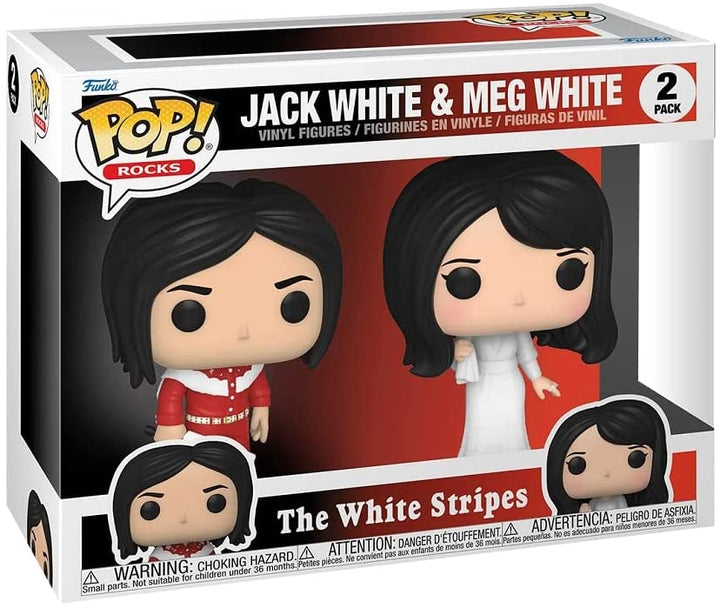 POP rockt: The White Stripes Jack und Meg White Funko 61428 Pop! Vinyl