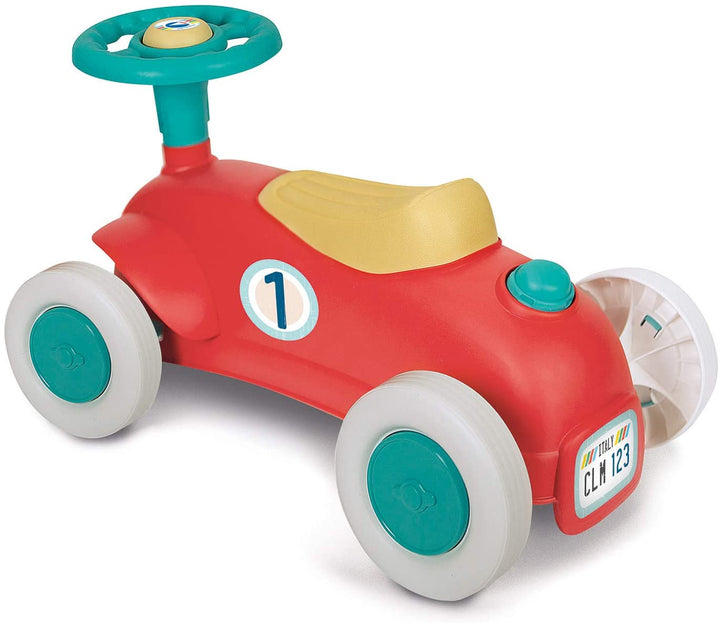 Clementoni - 17308 - My First Ride On Car - Get In And Play - 100% Recycled Material - Made In Italy - Suitable For 12-36 Months