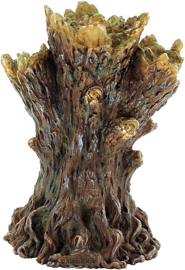 Nemesis Now Tree Spirit Backflow Tower Räuchergefäß, 19 cm, Braun, Kunstharz, Einheitsgröße