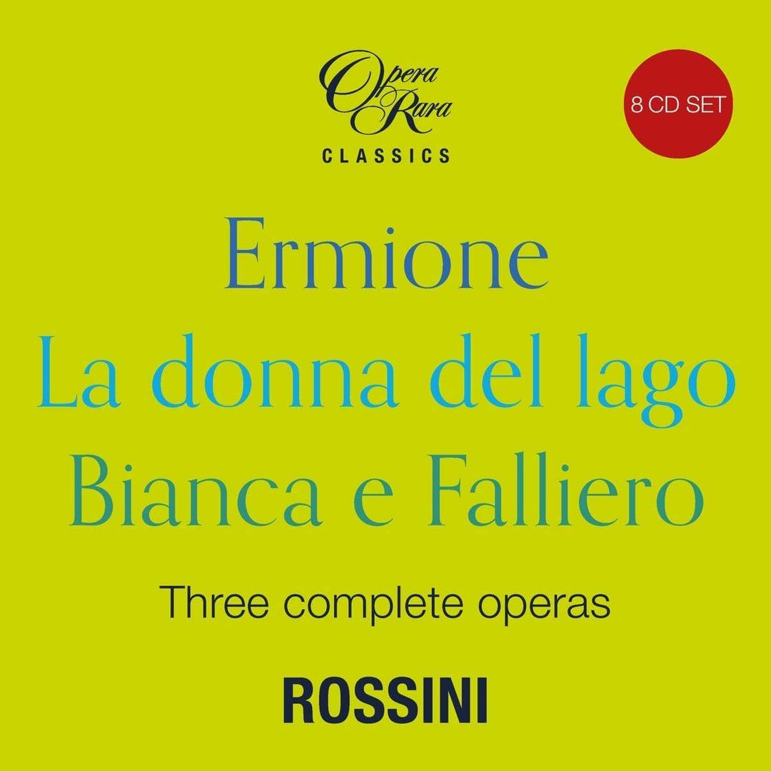 Gioacchino Rossini - Rossini in 1819 - Three Complete Operas [Audio CD]