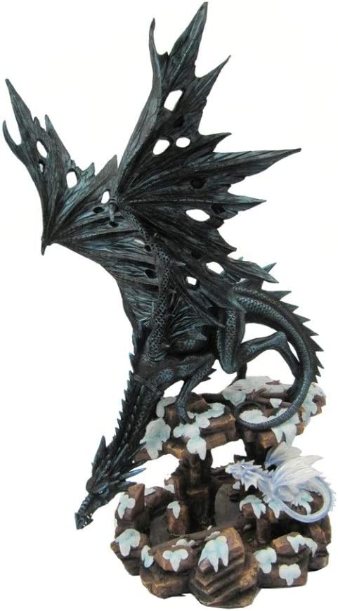 Nemesis Now Dragons Wisdom Figur 35cm Schwarz