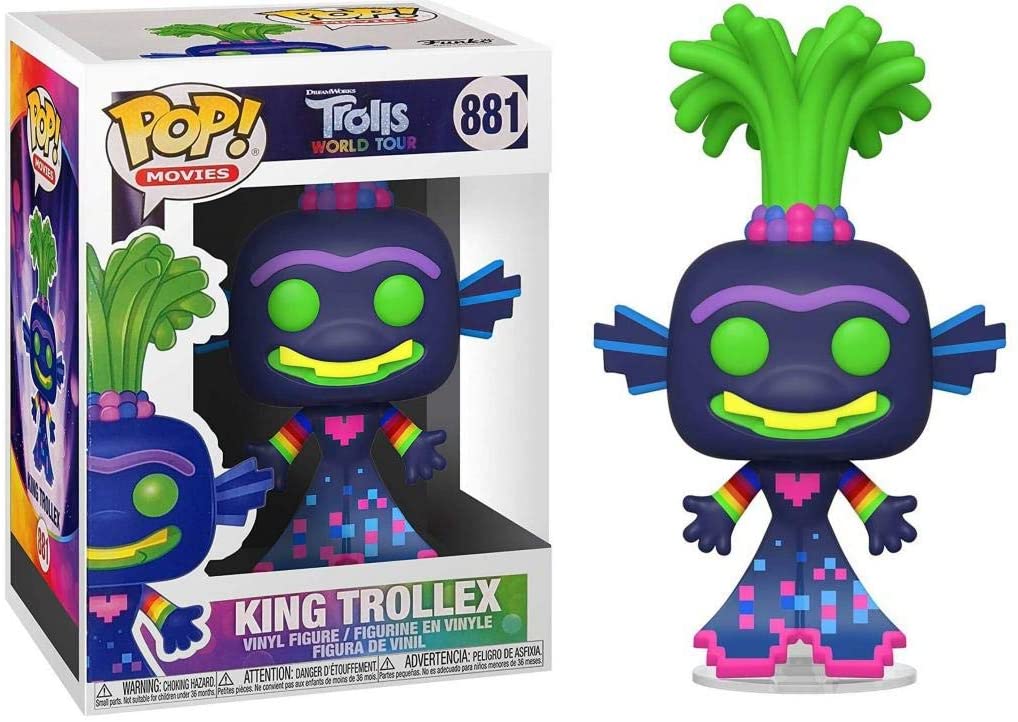 Trolls World Tour King Trollex Funko 47003 Pop! Vinilo n. ° 881