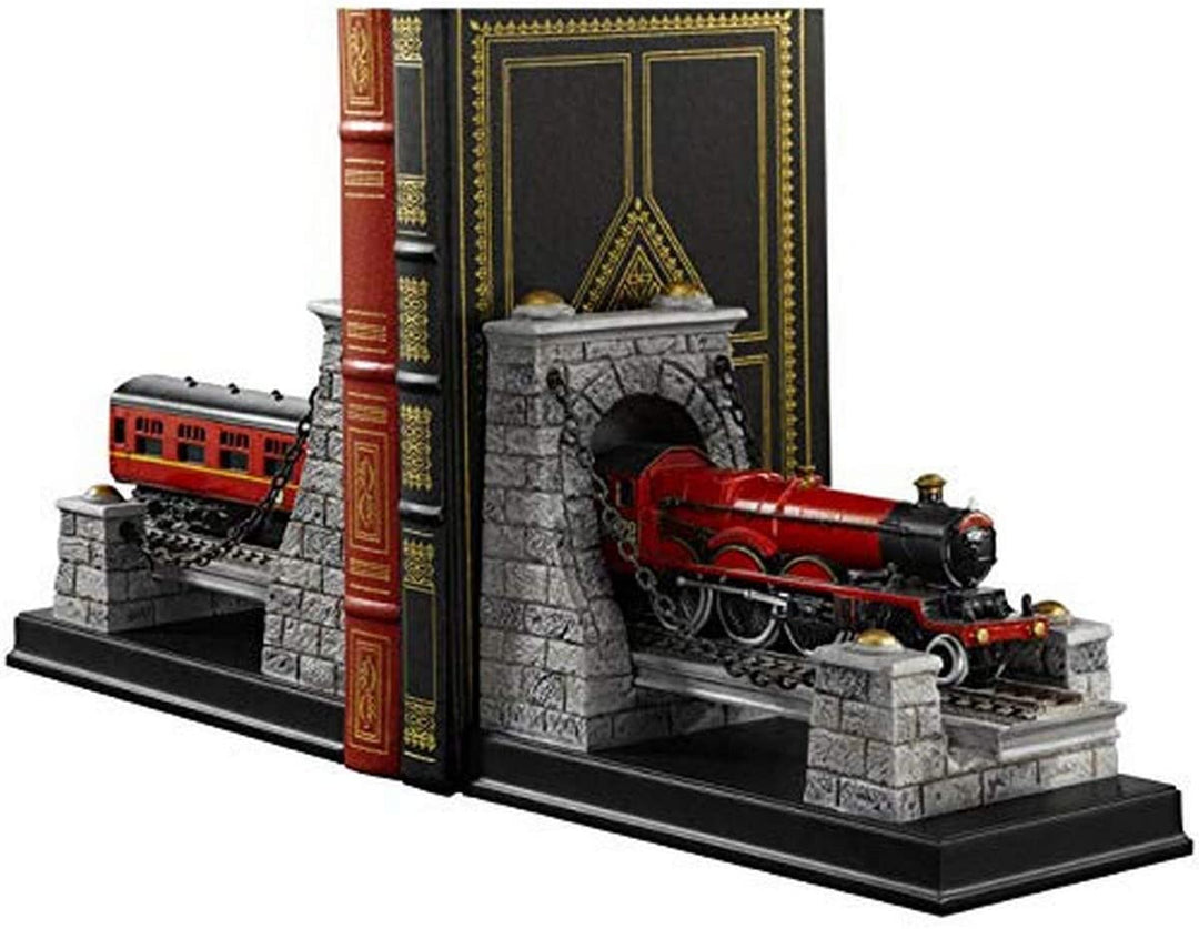 The Noble Collection Harry Potter Hogwarts Express Buchstützen – zwei 14 cm große, handbemalte Zug-Buchstützen aus Kunstharz – offiziell lizenziertes Filmset, Film-Requisiten, Geschenke
