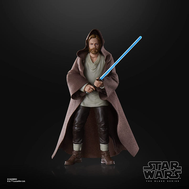 Hasbro Star Wars The Black Series Obi-Wan Kenobi (Wandering Jedi) Toy 6-Inch-Sca