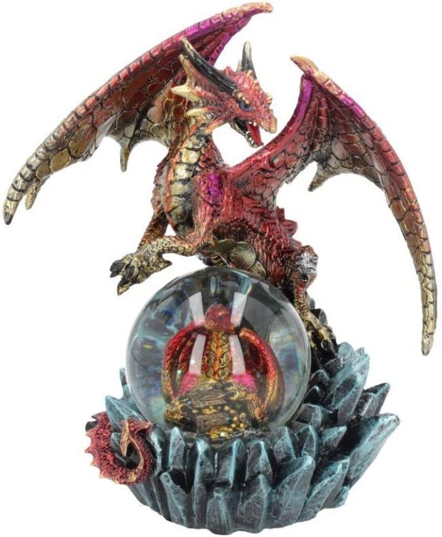 Nemesis Now Ruby Oracle Snowglobe, Red, 18.5cm