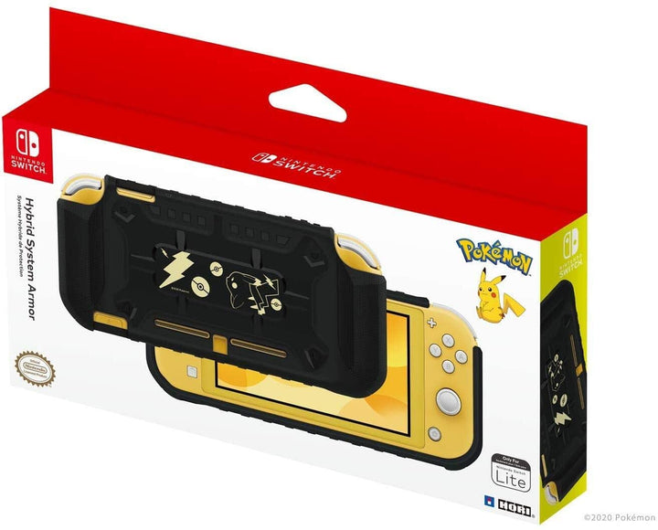 HORI Hybrid System Armor (Pikachu Black &amp; Gold) für Nintendo Switch Lite (Ninten