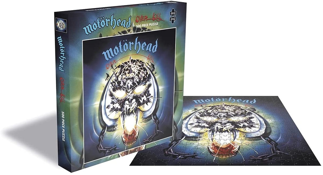 Motorhead - Overkill - 500 Piece Jigsaw Puzzle - Officially Licenced - Perfect for Adults, Family and Rock Fans Everywhere