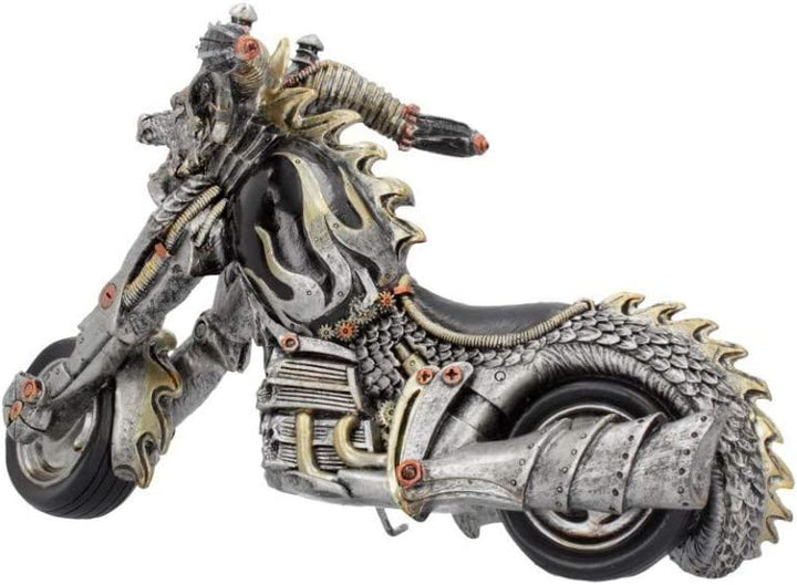 Nemesis Now – Dracus Birota Steampunk-Drachen-Motorrad-Figur – 29 cm