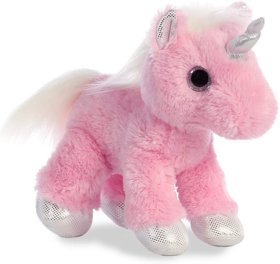 AURORA, 60853, Sparkle Tales, Blossom Unicorn, 12In, Soft Toy, Pink