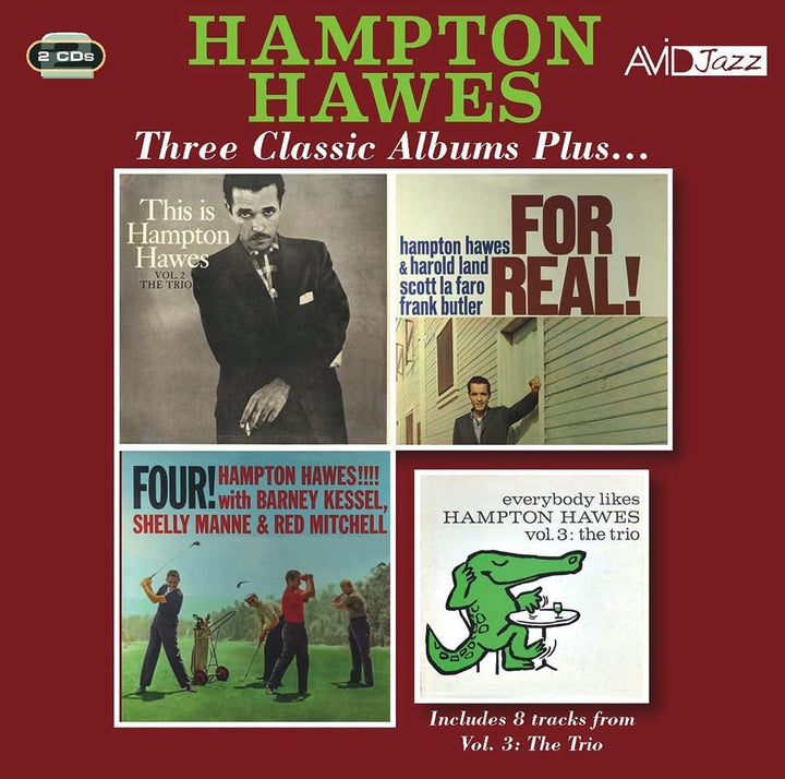 Hampton Hawes – Three Classic Albums Plus (Four!!! / This Is Hampton Hawes: The Trio Vol 2 / For Real!) [Audio-CD]