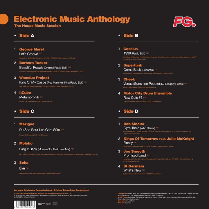 ELECTRONIC MUSIC ANTHOLOGY - THE HOUSE MUSIC SESSIONS [VINYL]