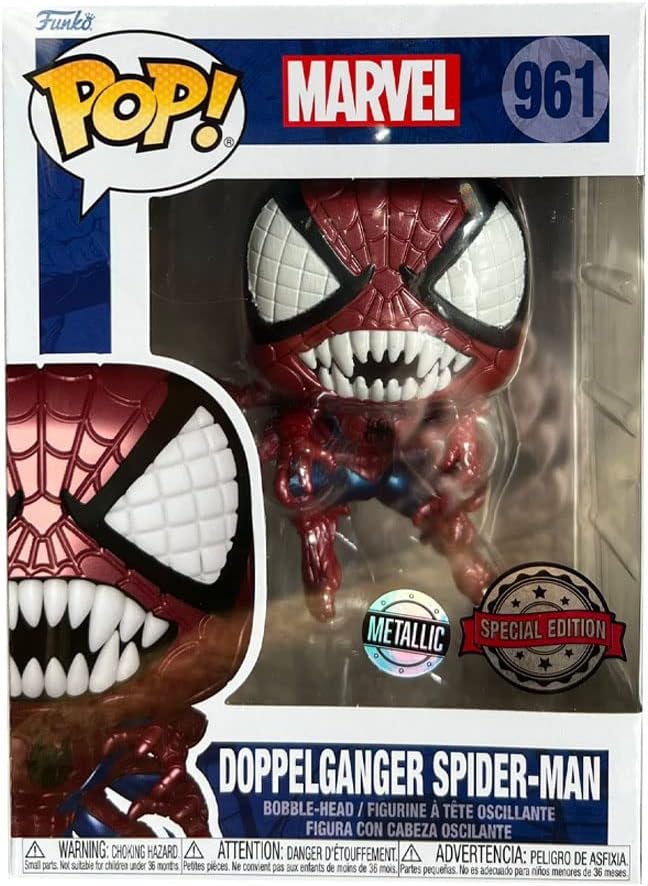 Funko Marvel Pop! Doppelganger Spider-Man Vinyl Bobble-Head 2021 L.A. Comic Con