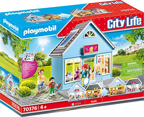 Playmobil 70376 City Life My Little Town, mein Friseursalon, für Kinder ab 4 Jahren