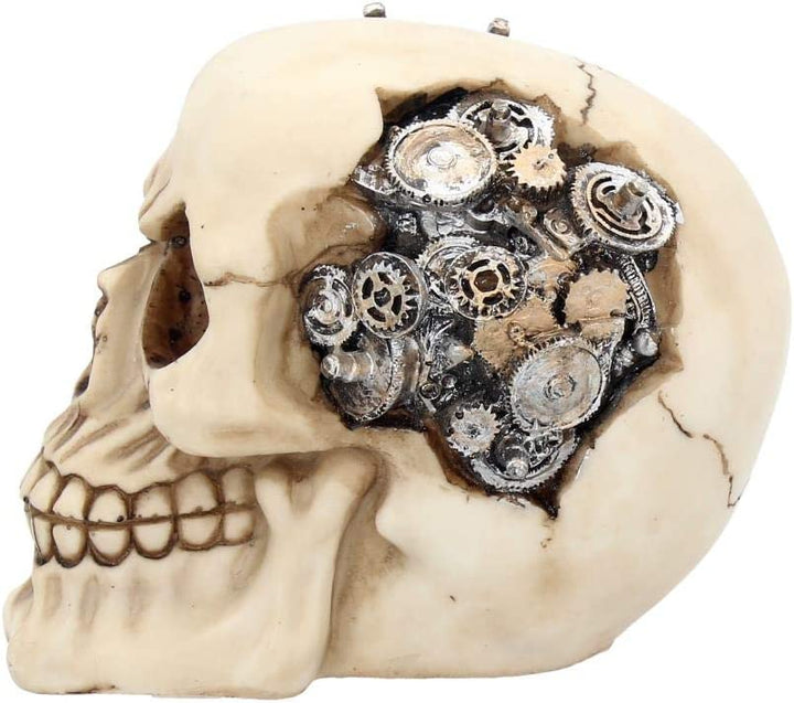 Nemesis Now Clockwork Cranium Figurine 15cm Ivory