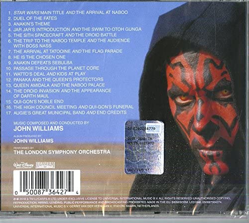 London Symphony Orchestra John Williams – Star Wars: The Phantom Menace [Audio-CD]