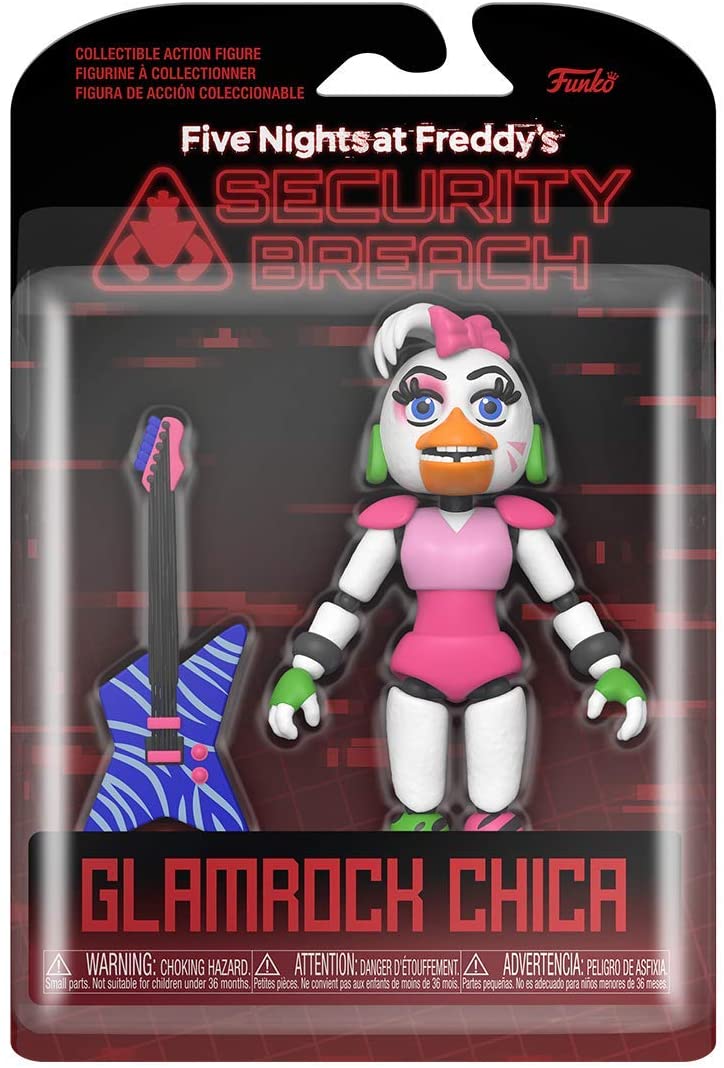 Cinque notti al Freddy&#39;s Security Breach Glamarock Chica Funko 47491 Action Figure