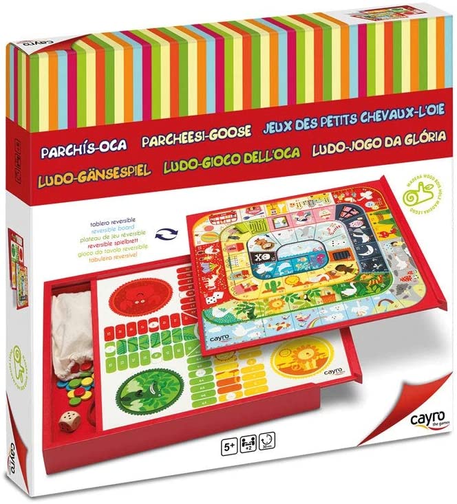 Cayro - Box Parchis and Oca - Traditional game - Board game - Development of cognitive skills - Board game (860)