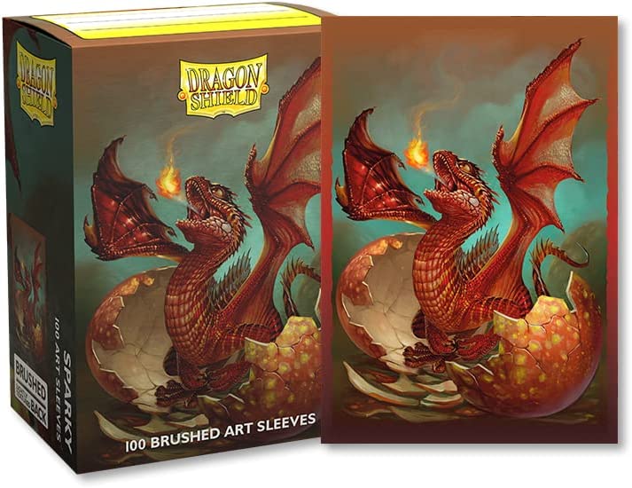 Dragon Shield-Ärmel – Matt gebürstete Kunst: Sparky 100 CT