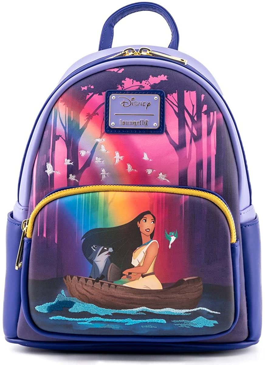 Loungefly Disney Pocohontas Just Around The River Bend Mini Backpack