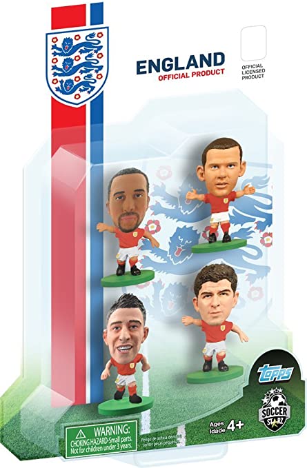 SoccerStarz England International 4 Figurine Blister Pack Featuring Townsend/ Ca