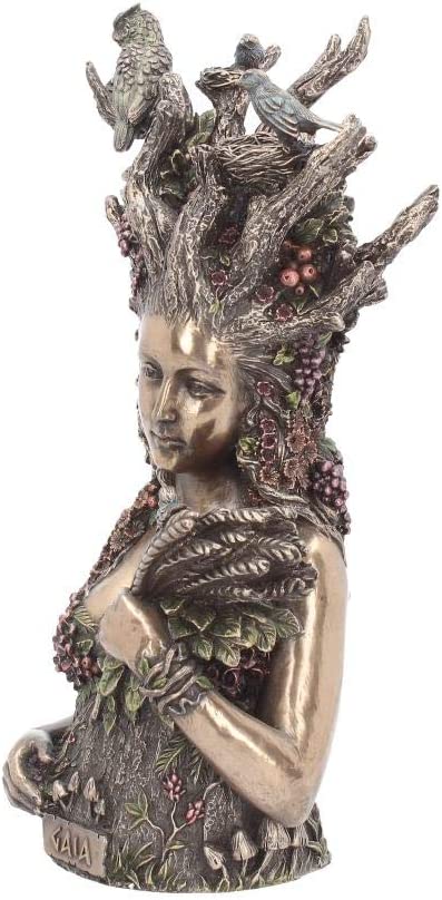 Nemesis Now Gaia Büstenfigur, 30 cm, Bronze