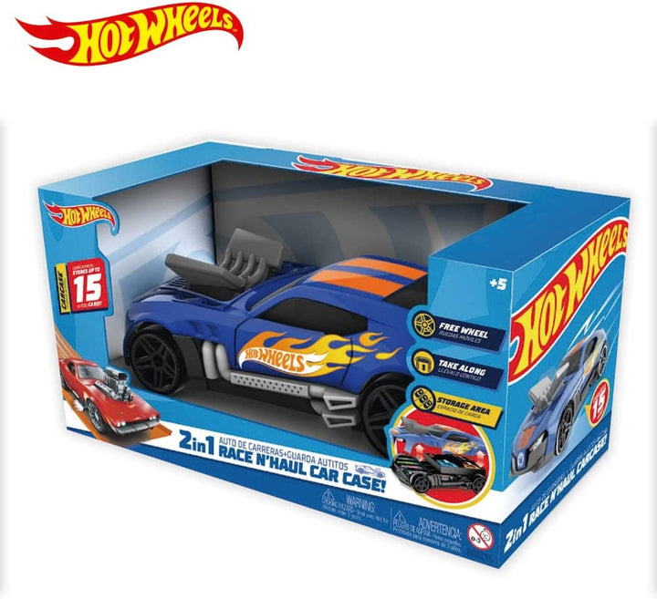 Hot Wheels 2-in-1 Race 'n Haul Car Case