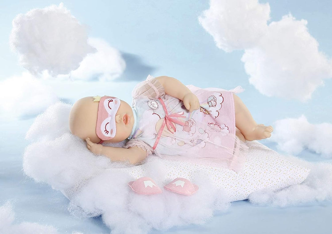 Baby Annabell 515 705537 EA Sweet Dreams Kleid 43 cm, rot