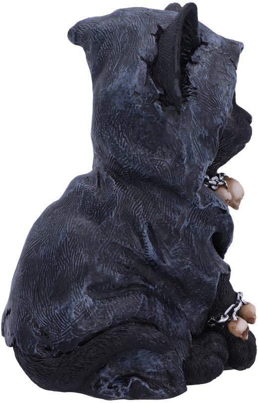 Nemesis Now Feline Cloaked Grim Reaper Cat Figurine, Polyresin, Black