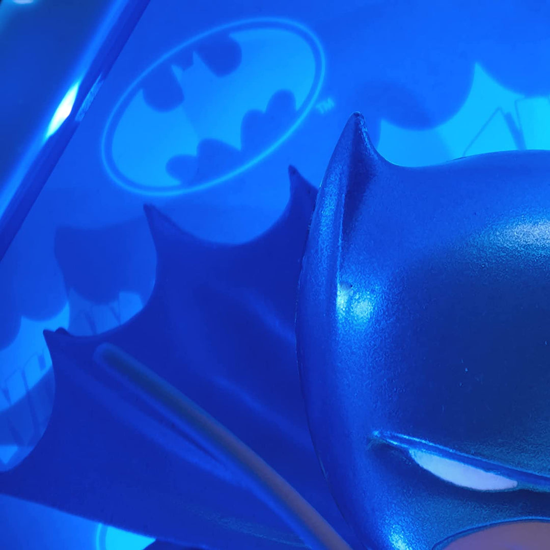 WOW! PODS Offizielle DC Comics Superhelden-Leuchtfigur mit Wackelkopf | Sammelspielzeug (Batman Metallic)