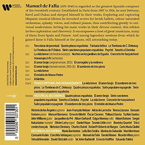 Manuel de Falla Edition [Audio CD]