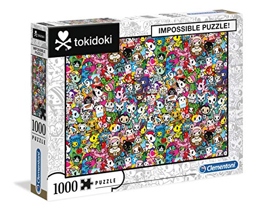 Clementoni - 39555 - Impossible Puzzle - Tokidoki - 1000 Teile - Hergestellt in Italien