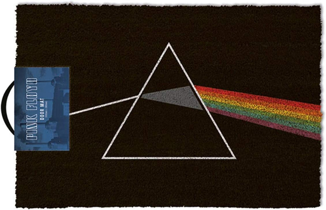 Pink Floyd Dark Side of The Moon Fußmatte, Kokosfaser, Mehrfarbig, 40 x 60 cm