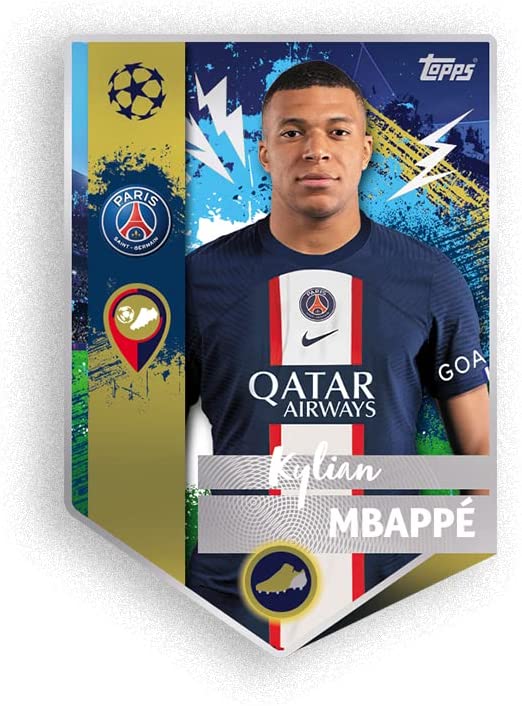 Topps UEFA Champions League 22/23 Football Stickers - Booster Pack (60 Stickers,