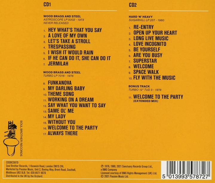 Wood, Brass & Steel - Welcome To The Party [Audio CD]