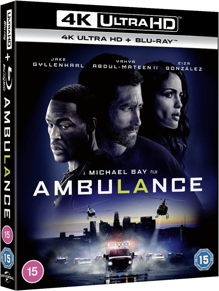 Ambulance [4K Ultra HD] [2022] [Region Free] [Blu-ray]