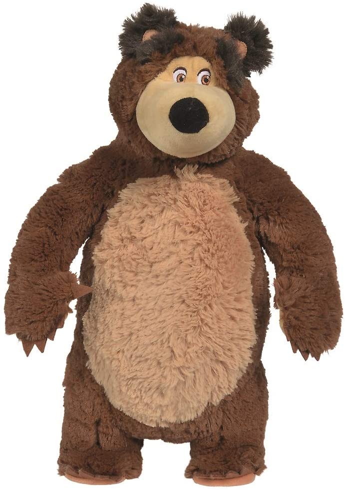 Masha & The Bear 43cm Soft Plush Bear - Official Licensed Toy for Ages 3+