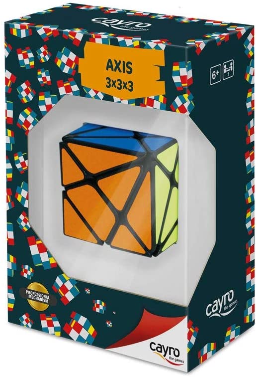 Cayro-YJ8320 Magic Cube Impossible 3 Sided Axis, Multicolor (YJ8320)
