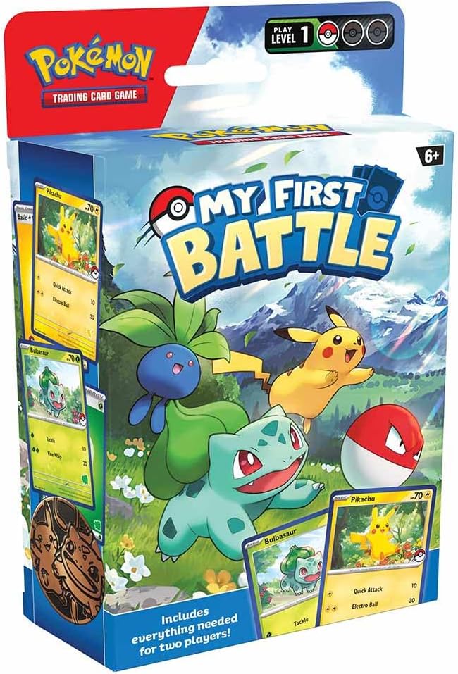 Pokémon-Sammelkartenspiel: Mein erster Kampf – Bisasam gegen Pikachu / Glumanda gegen Schiggy 1