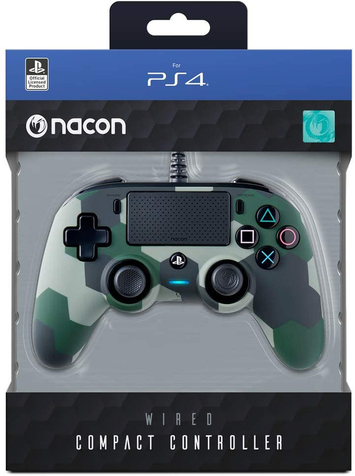 NACON WIRED OFFICIAL CONTROLLER CAMO GREEN PS4