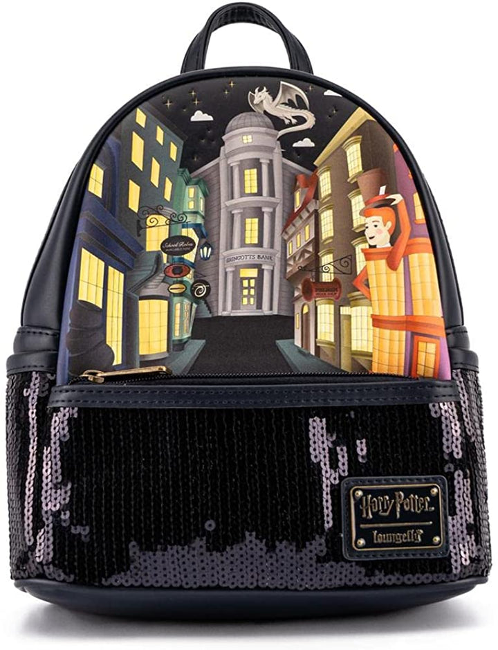 Loungefly Harry Potter Diagon Alley Sequin Mini Backpack