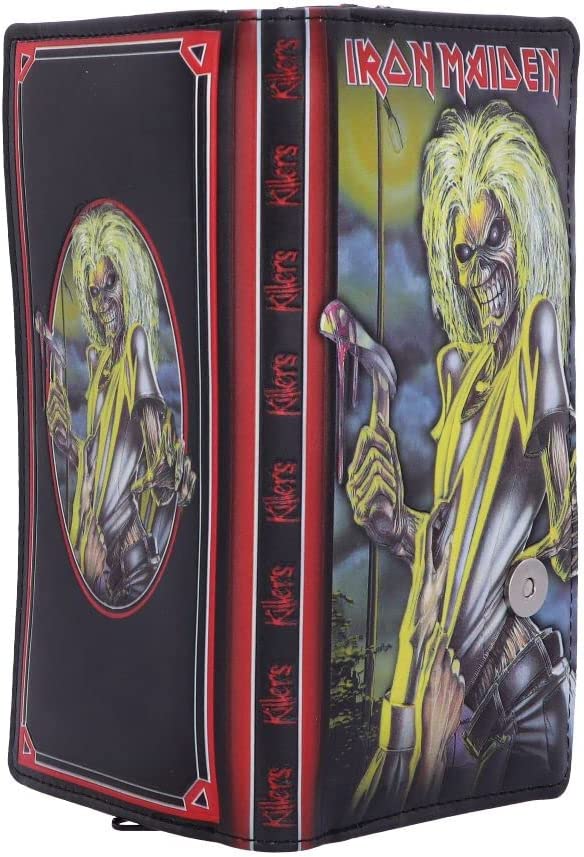 Nemesis Now Officially Licensed Iron Maiden Killers Embossed Purse, Black, 18.5c
