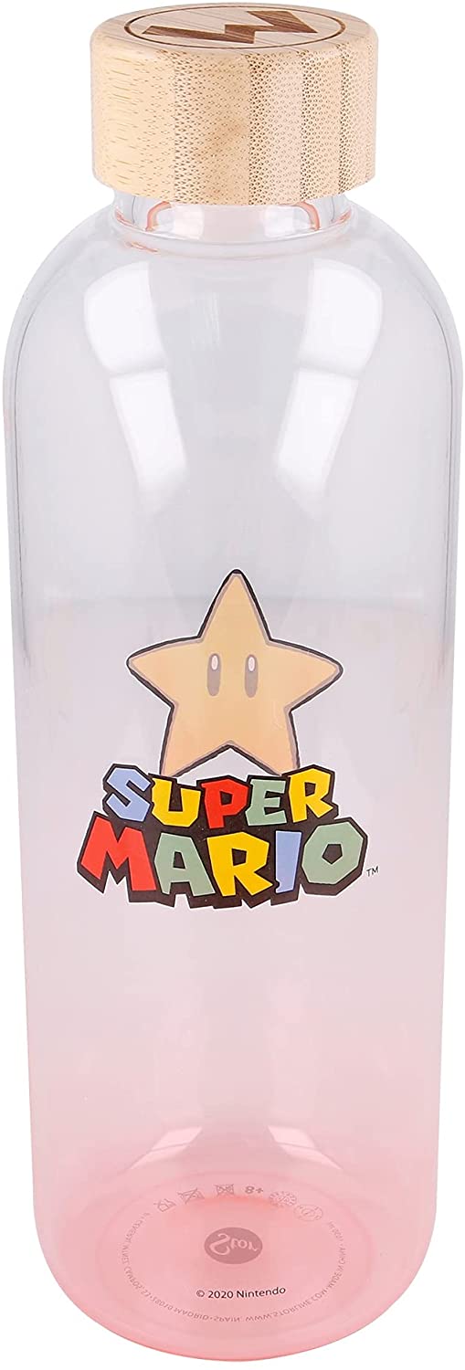 Stor Young Adult Large Glass Bottle 1030 Ml Super Mario