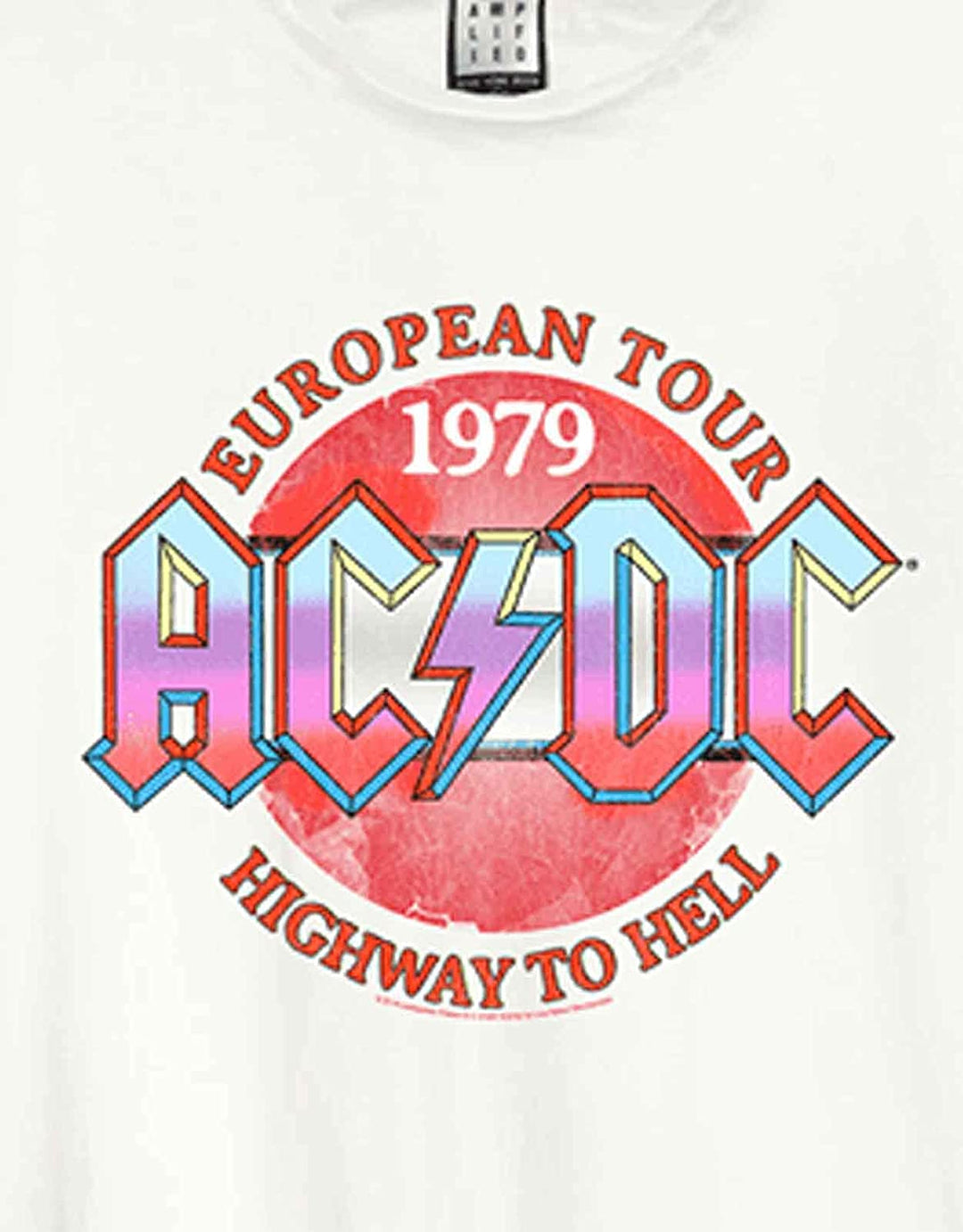 AC/DC Amplified Collection - Vintage 79 Herren T-Shirt Off White XXL, 100 % Baumwolle,