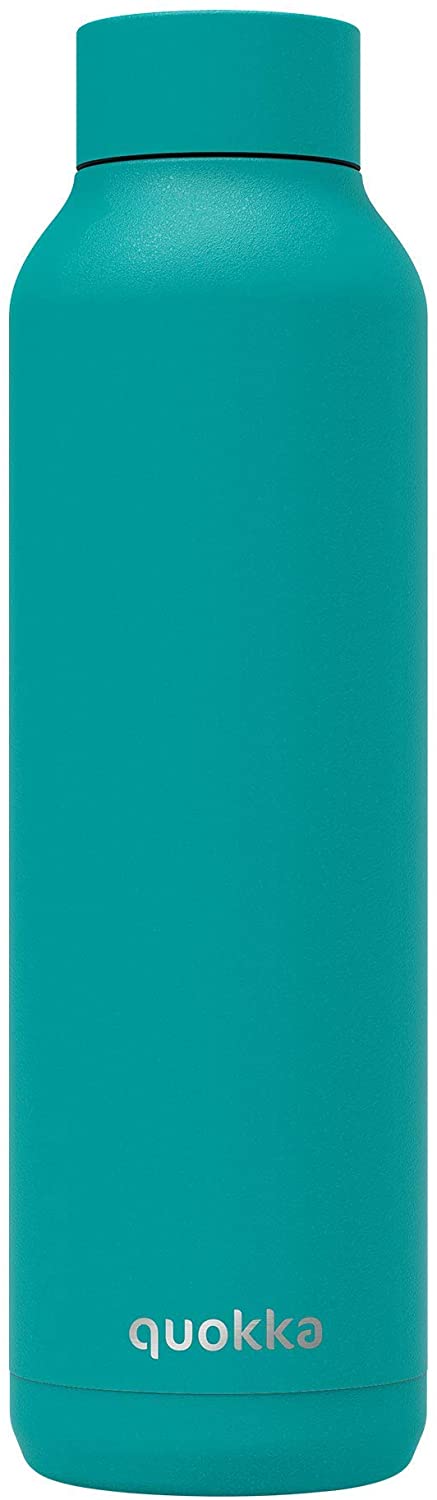Quokka Solid - Bold Turquoise Powder 630 ML Stainless Steel Water Bottle - Insulated Double Walled Vacuum Flasks Drinks Bottle Keep 12 Hours Hot & 18 Hours Cold - Leak Proof - BPA Free