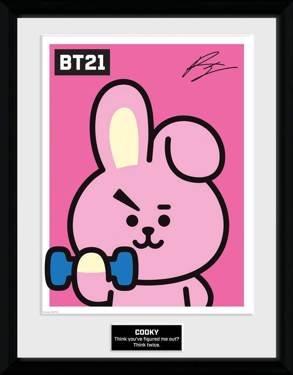 GB Eye Cooky Wall Scrolls gerahmtes Poster BT21