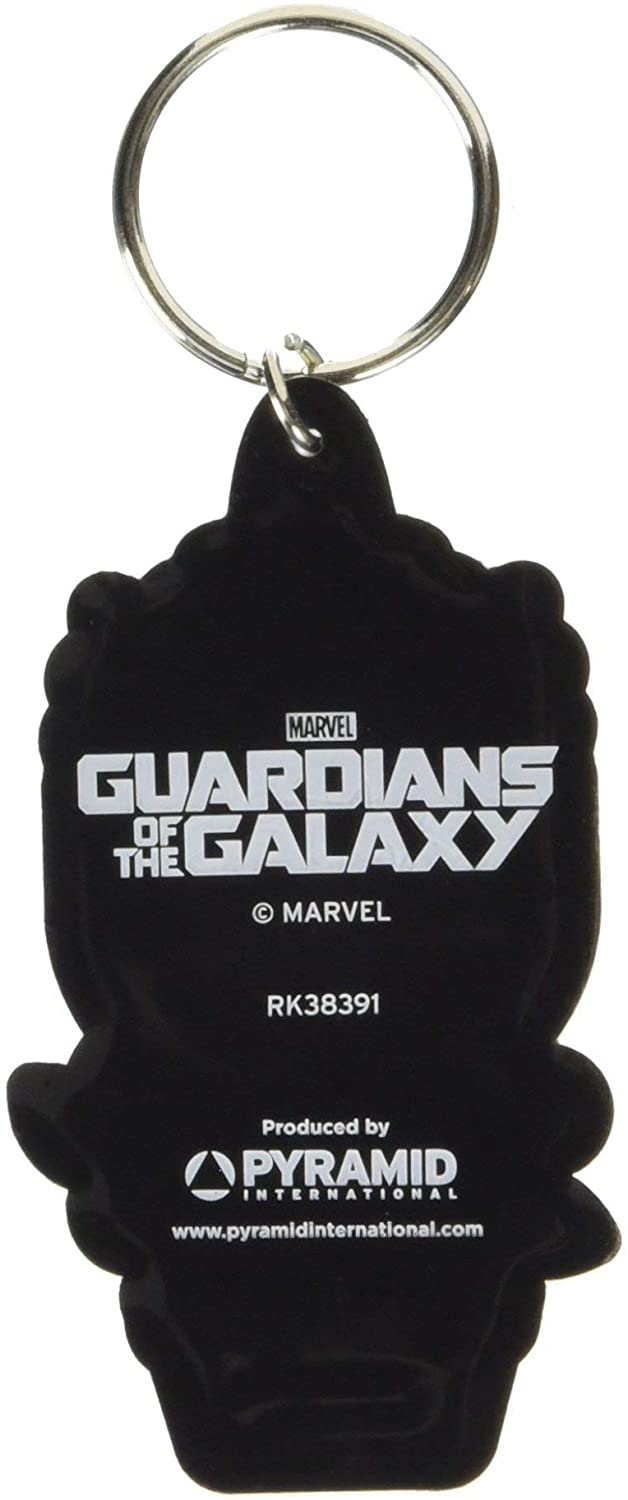Disney RK38391C Guardians of The Galaxy-Baby Groot Rubber Keychain, Metal, Multi