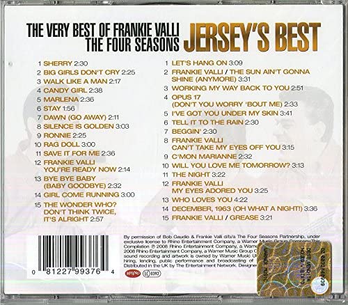 The Four Seasons – Jersey’s Best: Das Allerbeste von Frankie Valli &amp; The Four Seasons, 2-Disc-Audio-CD