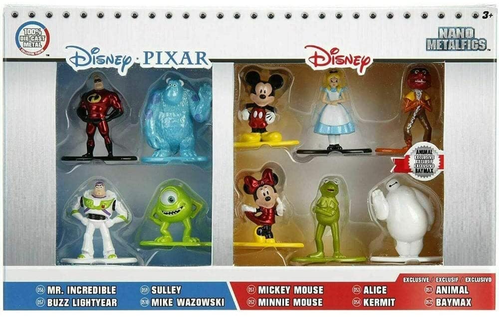 Jada Disney Nano Metalfigs Die-Cast Mini-Figuren 10er-Pack