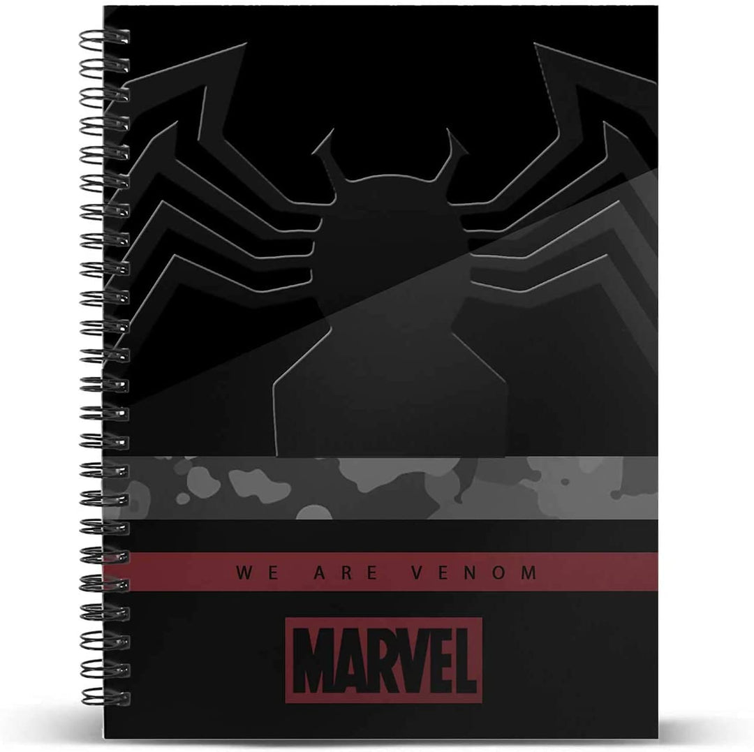 Marvel Venom Monster-DIN A4 Rasterpapier-Notizbuch