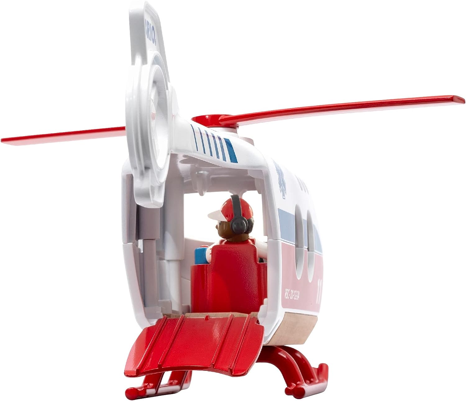 BRIO World Rescue Toy Helicopter Playset for Kids 4